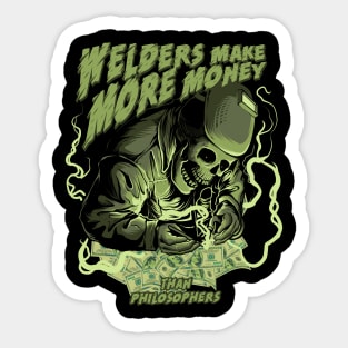 Welder Make More Money Sticker